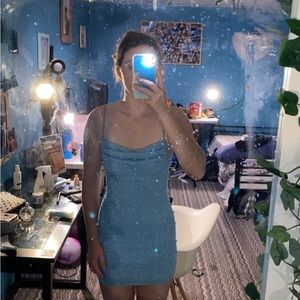 Blue oh Polly homecoming dress